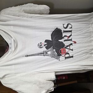 White Paris Graphic T-Shirt